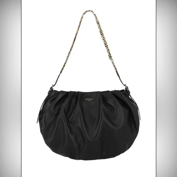 AUTHENTIC MOSCHINO SOFT MATERIAL MINI SHOULDER BAG - Picture 1 of 6